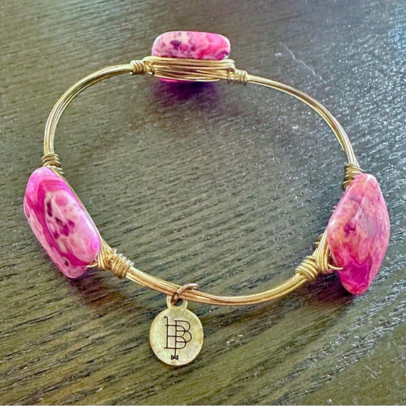 Bourbon and Bowties Jewelry - Purple Stone Bourbon and Bowties Bangle